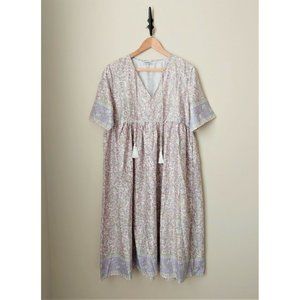 NWOT Hawalili Sz XL Dress- Baby Pink Floral Cottagecore Babydoll Dress